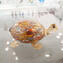 Turtle Tortoise Figurine in Millelfiori and Gold - Animals - Original Murano glass OMG