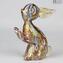 Rabbit Figurine in Murrine Millefiori Gold - Animals - Original Murano glass OMG