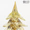 Christmas Tree - With Gold Leaf - Original Murano Glass OMG