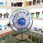 Disc on Stand - Frozen - Original Murano Glass