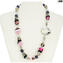Necklace Firenze - with silver- Original Murano Glass OMG