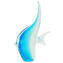 Lightblue MoonFish - Original Murano Glass OMG