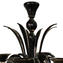 Chandelier Parigi - Black and gold - Original Murano Glass