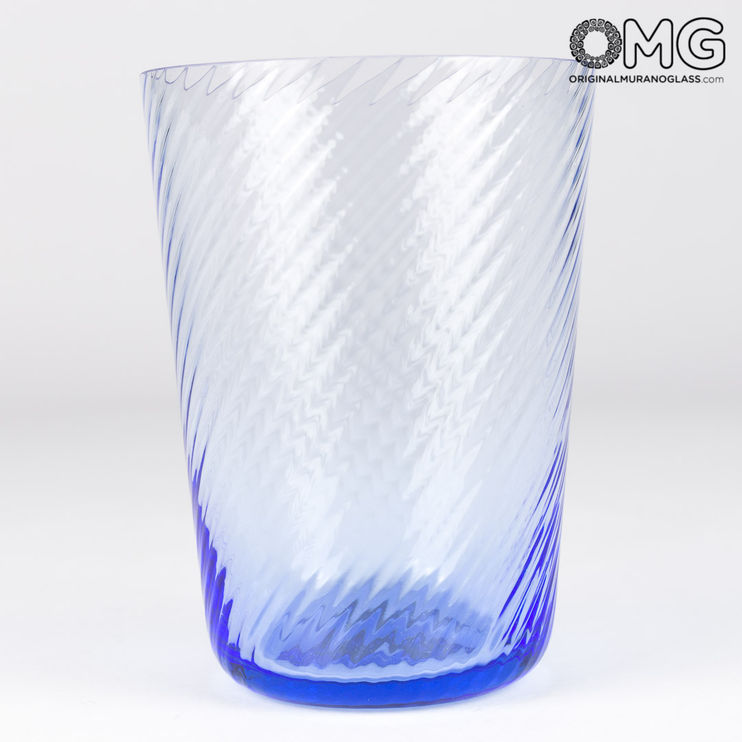 Drinking Glasses Tumblers Murano Sets: Drinking Glass Tumbler Set - Crackle  effect