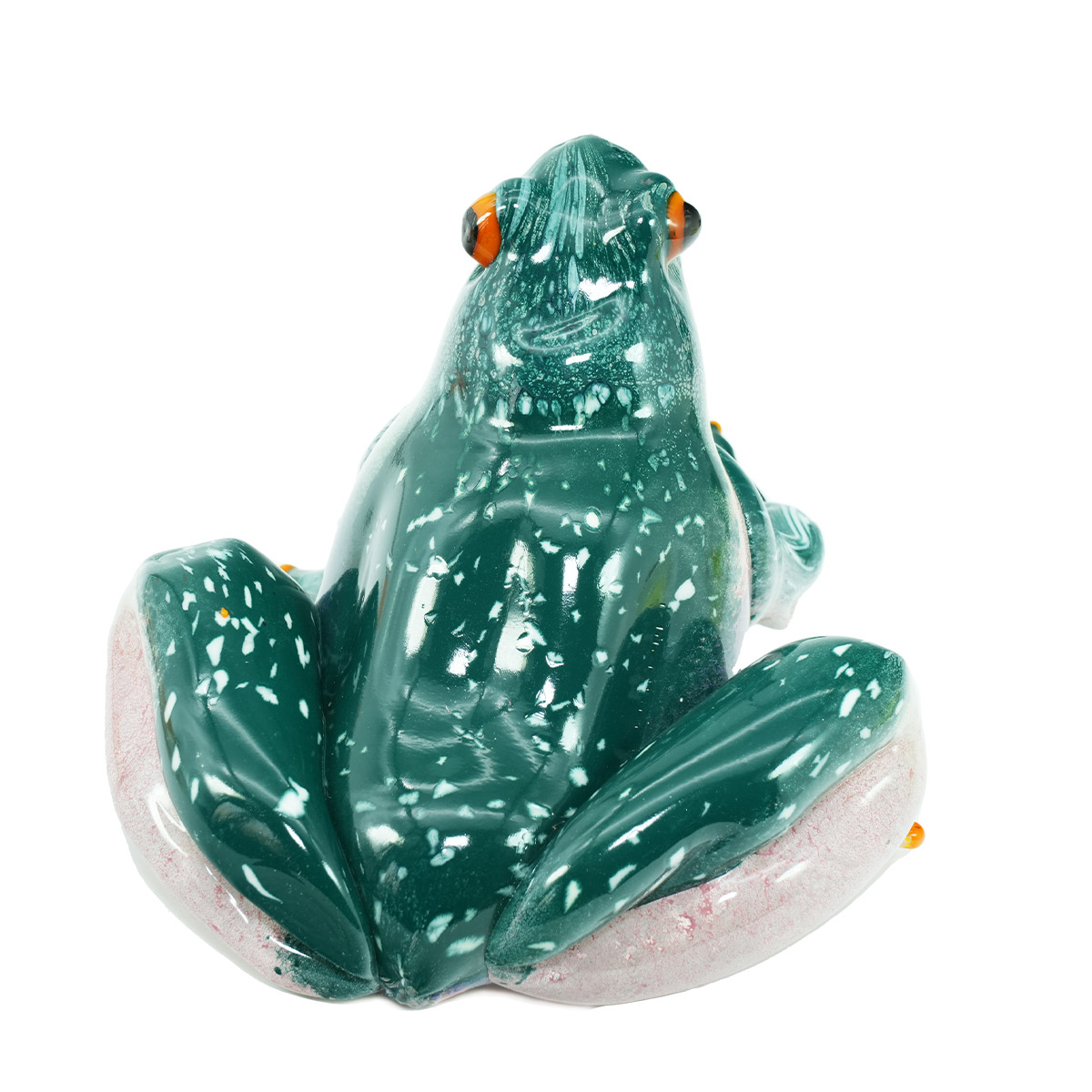 Green Glass Frog Figurine Animals Glass Frog Sculpture Art Glass Toy Murano  Frog Animals Tiny Small Frog Gift Animals Figures Toys 