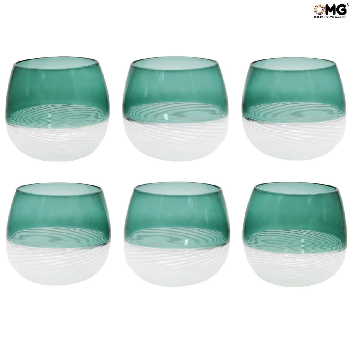 Drinking Glasses Tumblers Murano Sets: Set of 6 Drinking glasses