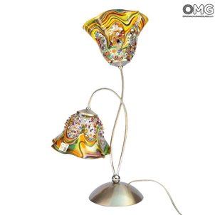 Rive Gauche, Murano blown glass table lamps