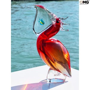 Murano Venetian Gold Glass Bird Figure – Showplace