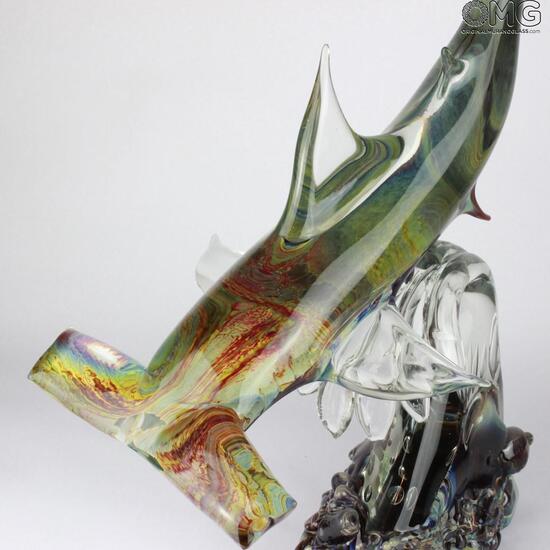 murano glass shark