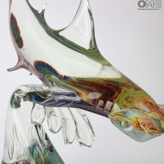 murano glass shark