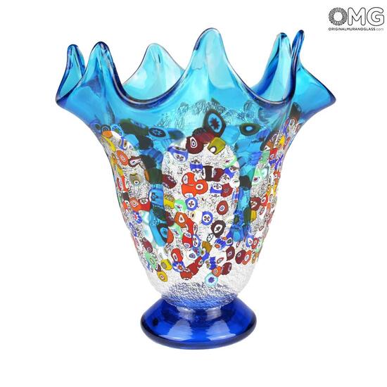 Vases Blown Collection: Symphony - Vase - Murano Glass Millefiori