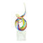 Love Knot Sculpture - Multicolor rods - Original Murano Glass OMG