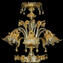 Luxury Venetian Chandelier Federicus 24 lights - Crystal and Amber - Murano Glass