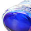 Fantasy Lava Iridescent - Blue Napkins Vase - Original Murano Glass omg